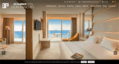 Desktop Screenshot of hoteldonpancho.es